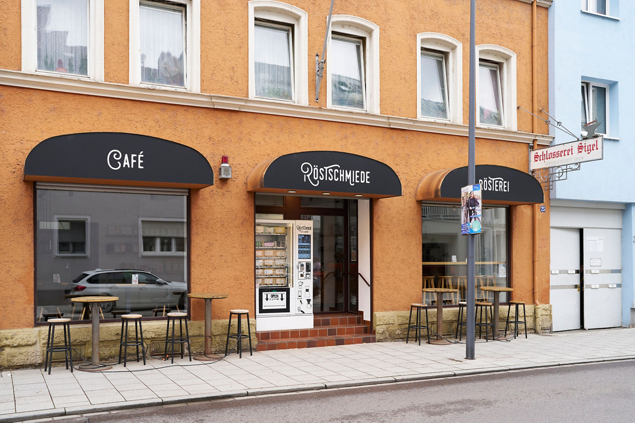 Die Röstschmiede in Neu-Ulm von außen