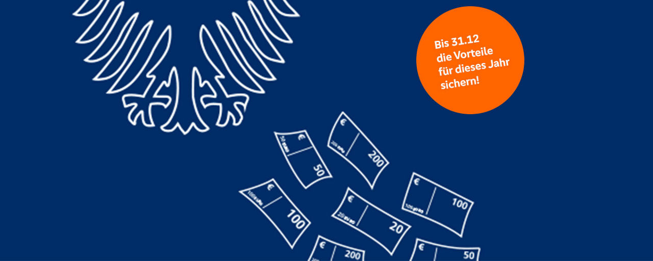 Grafik mit Hintergrund und Text zur stattlichen Förderung bis 31.12