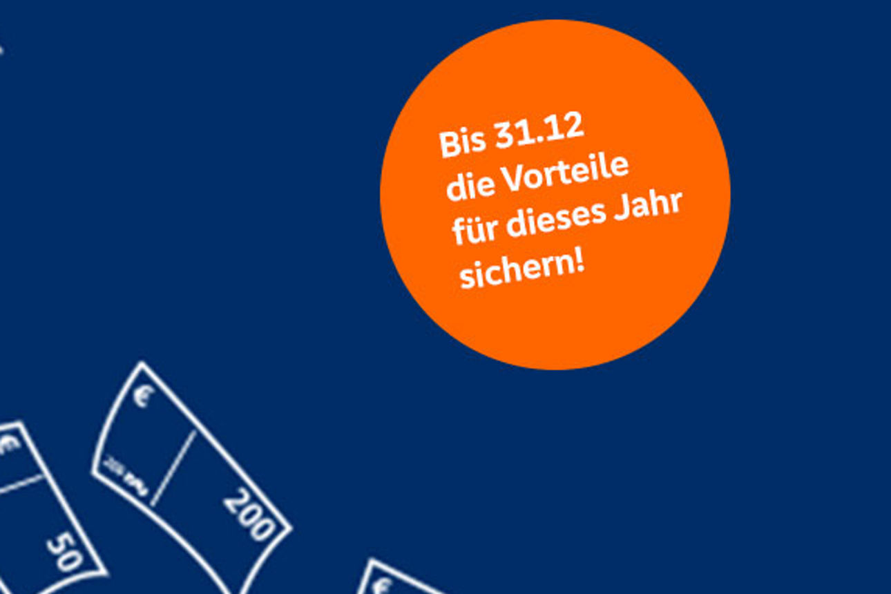 Grafik mit Hintergrund und Text zur stattlichen Förderung bis 31.12