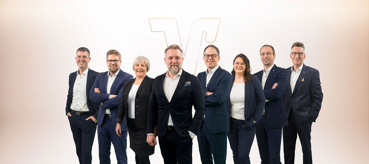 Gruppenfoto Private Banking Team VR VerbundBank eG HessenLand 