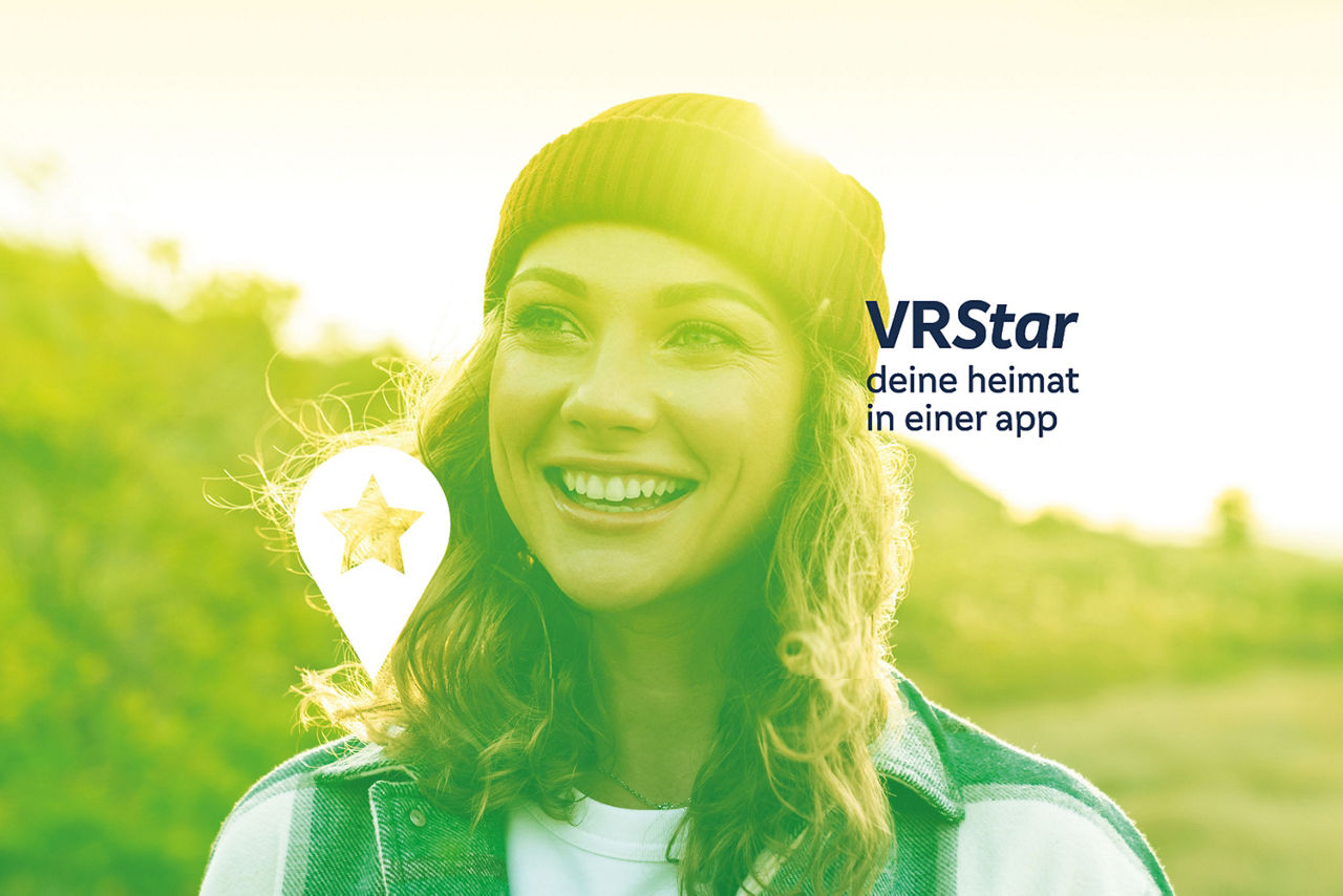 VR Star Frau mit Mütze
