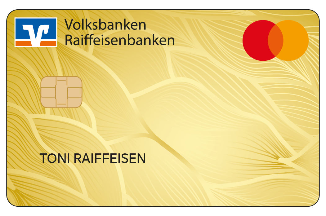 Kreditkartenabbildung GoldCard Gold