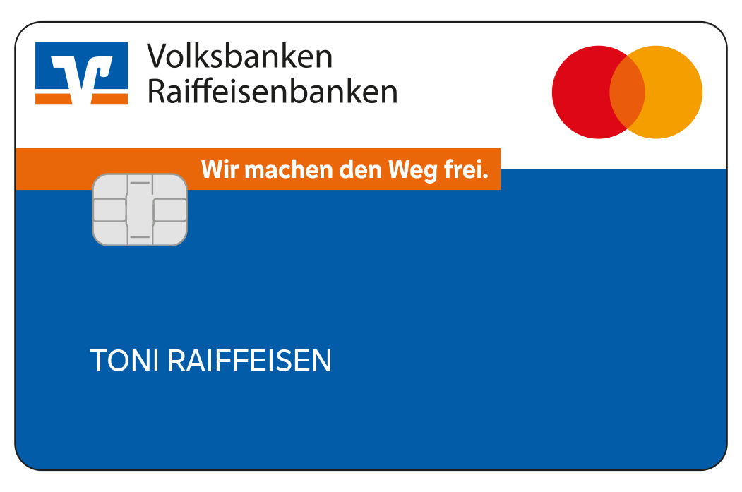 Kreditkartenabbildung Standard als Mastercard