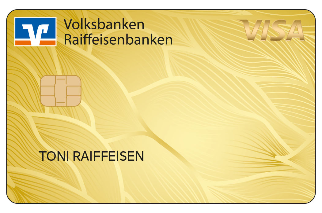 Kreditkartenabbildung GoldCard Weltkugel