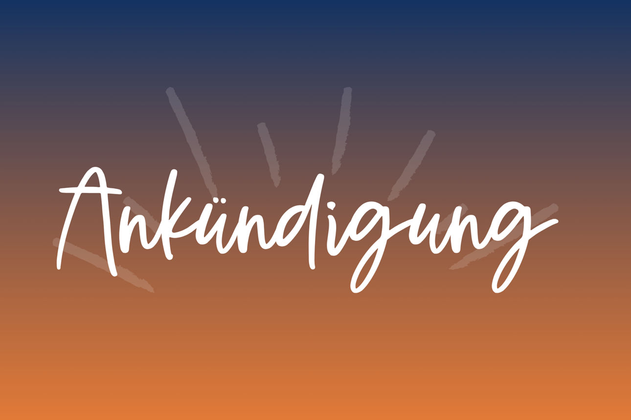 Ankündigung