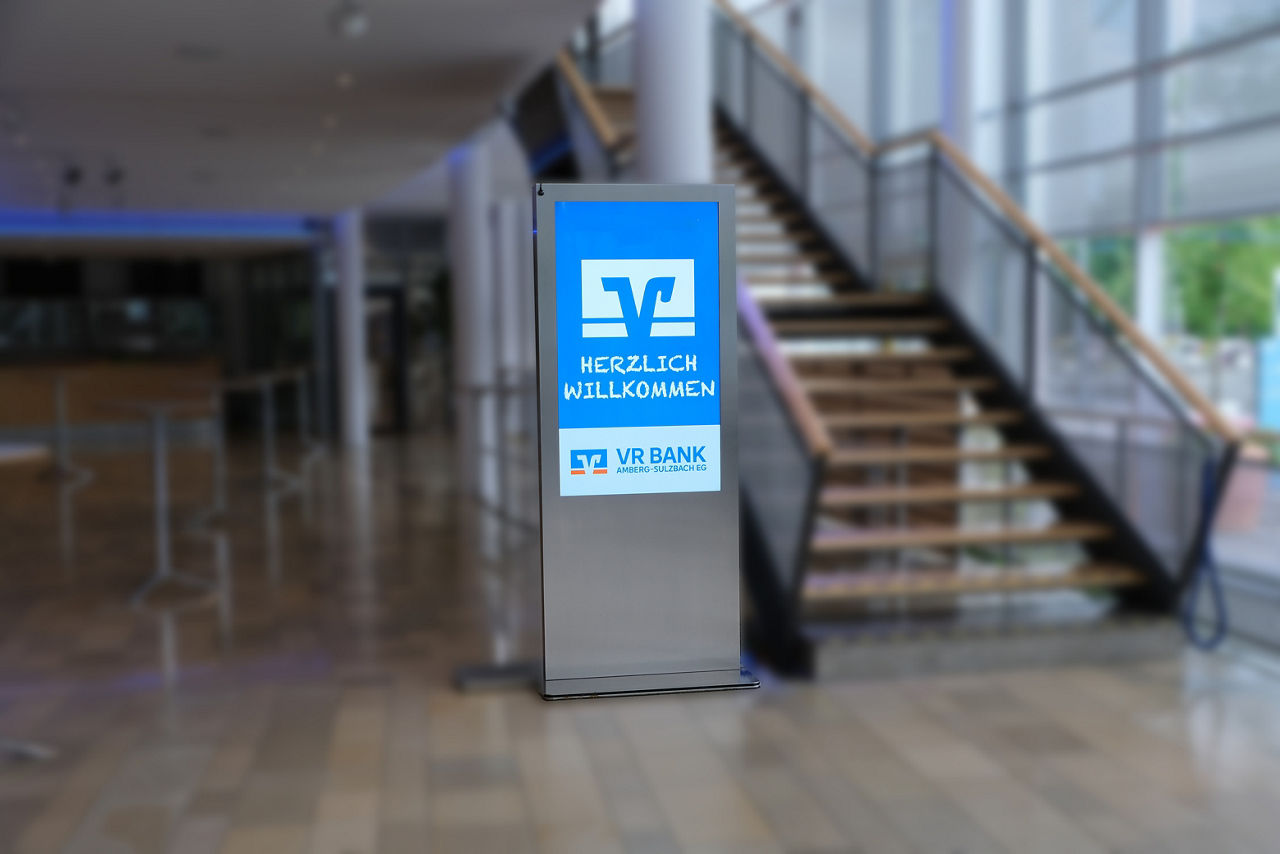 Bild des Foyes während der Vertreterversammlung