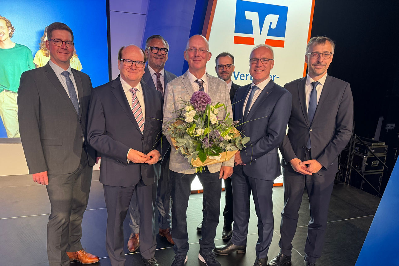 Foto von unserer Vertreterversammlung aus dem Jahr 2025 in der Stadthalle in Soest.