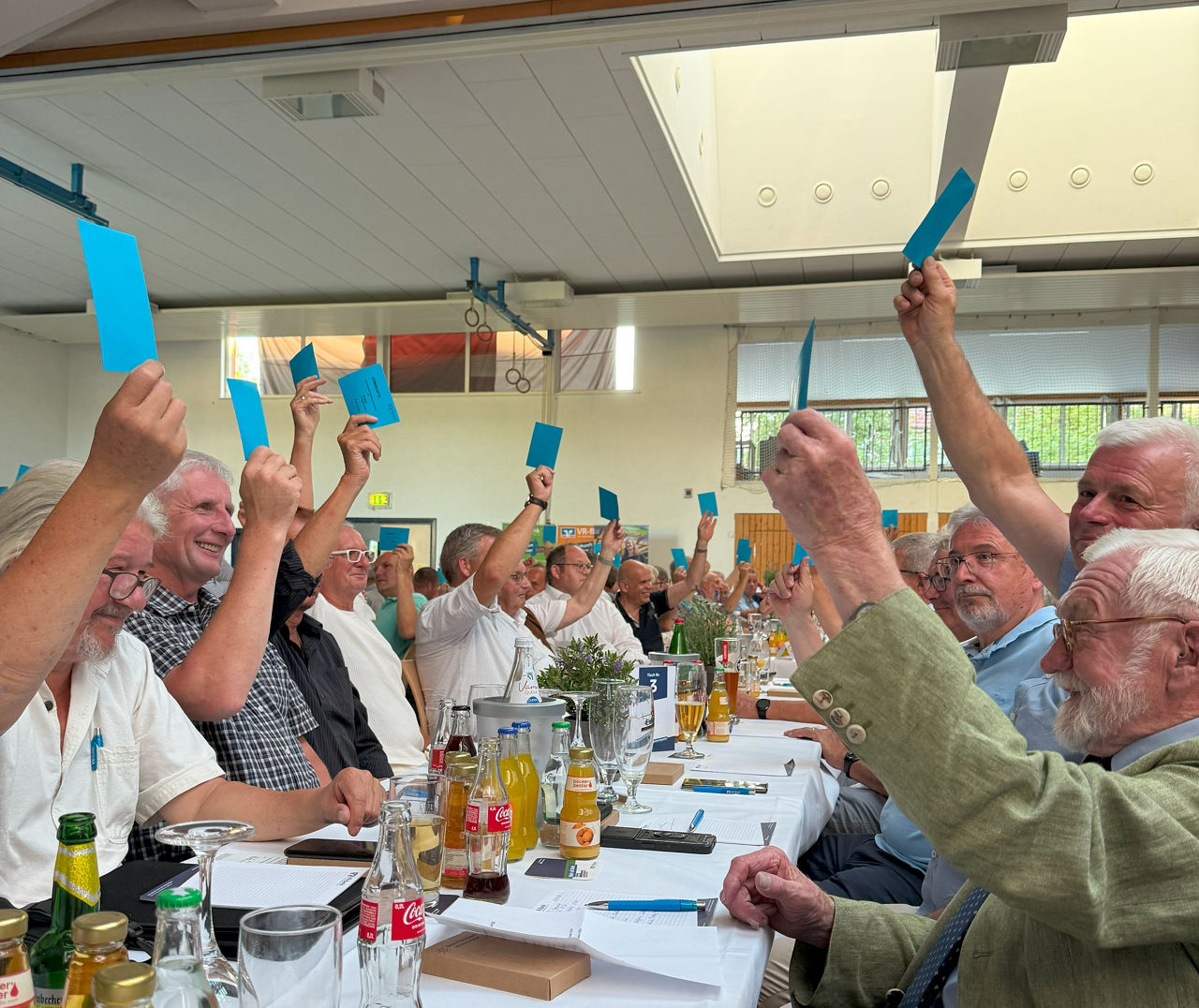 Abstimmung bei unserer Vertreterversammlung 2025