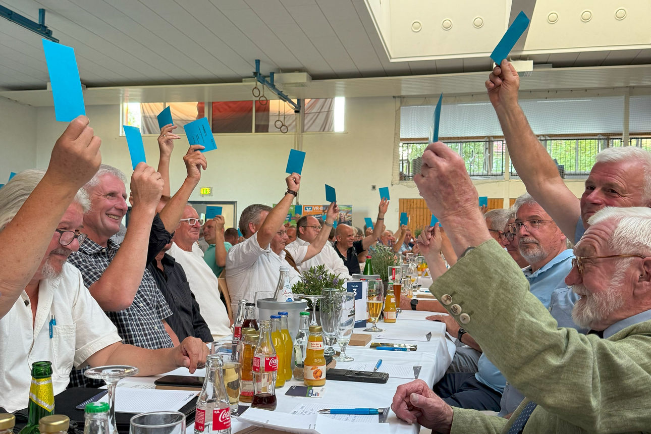 Abstimmung bei der Vertreterversammlung 2025