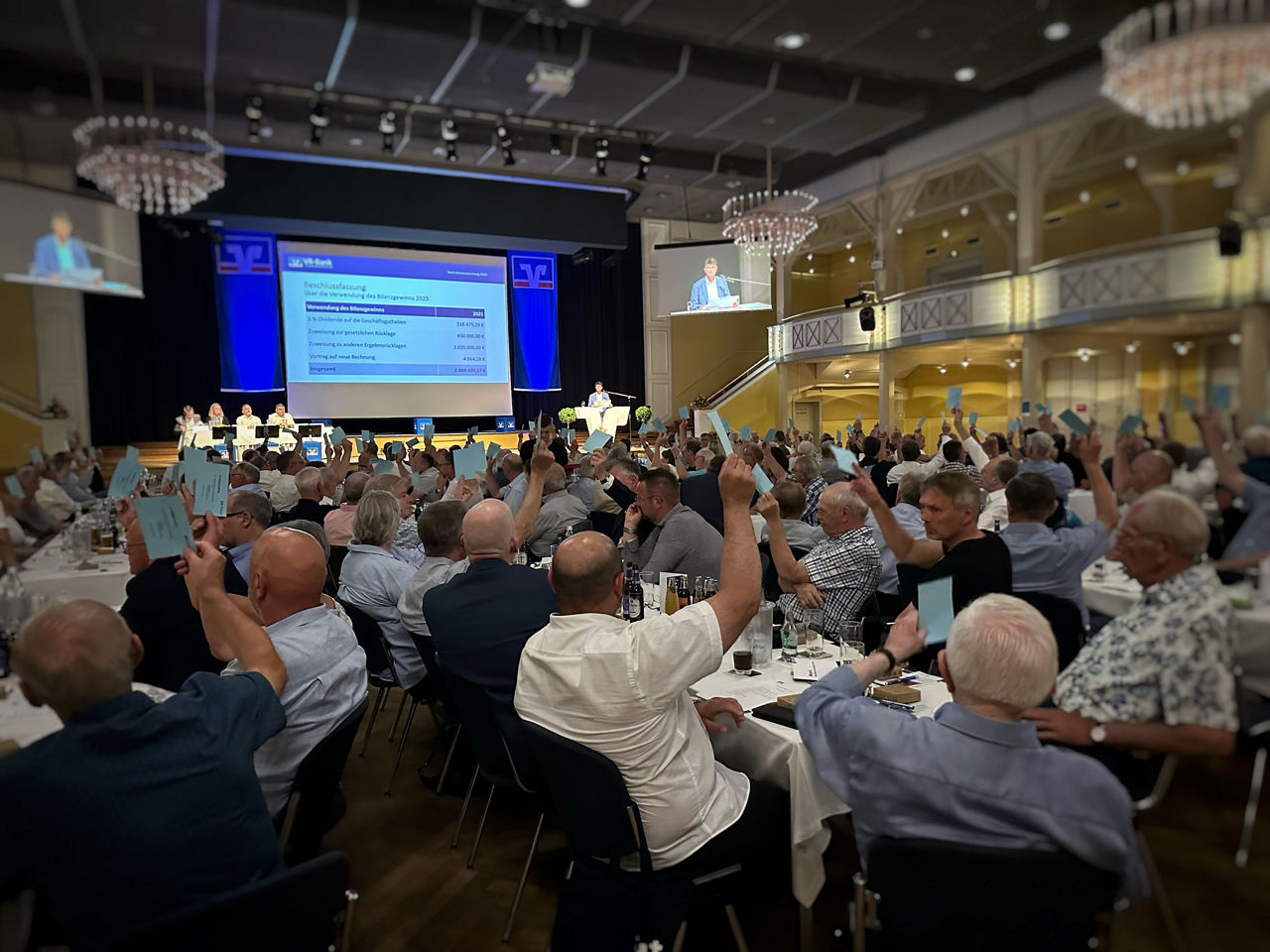 Abstimmung bei der Vertreterversammlung 2026