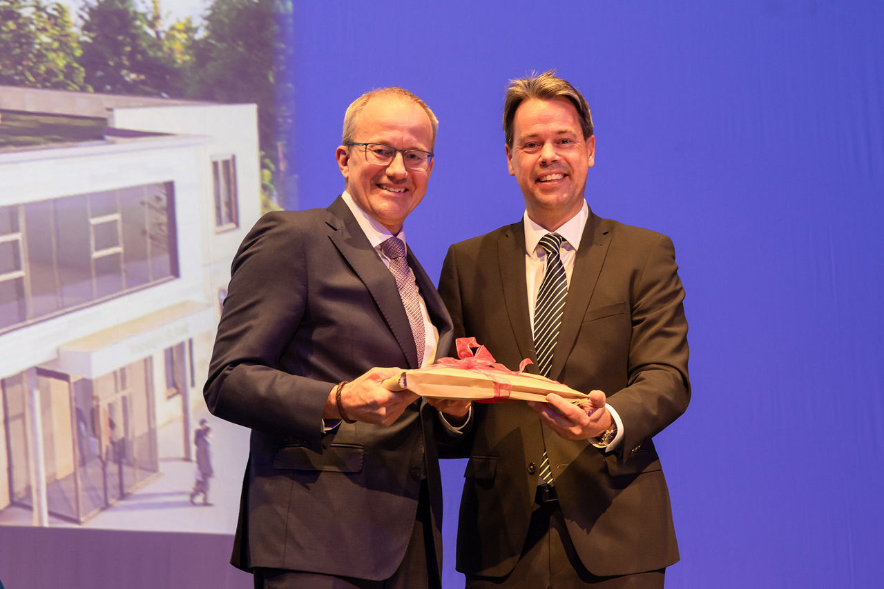 Till Meßmer und Nicolas Meyer (Oberbürgermeister der Stadt Frankenthal)