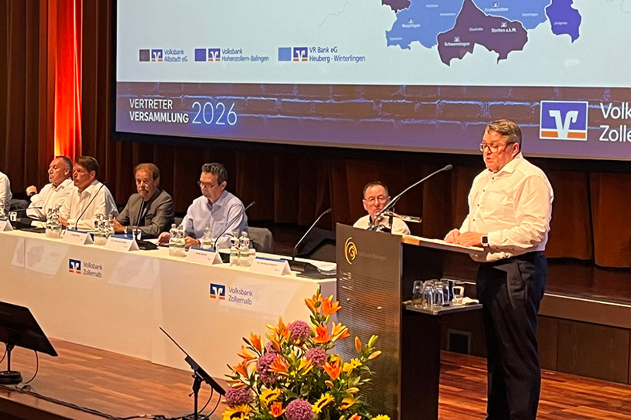 Vertreterversammlung der Volksbank Zollernalb eG