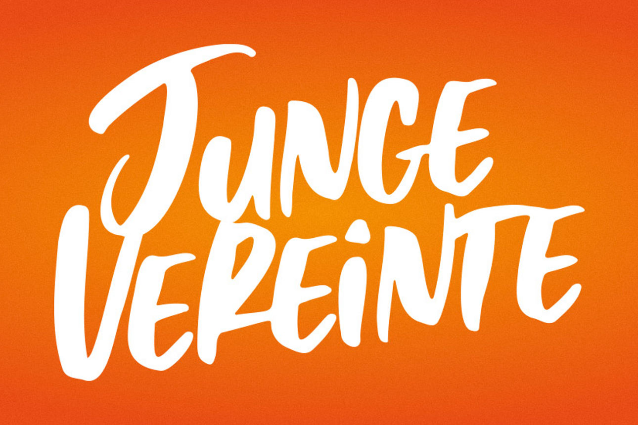 Schriftzug Junge Vereinte