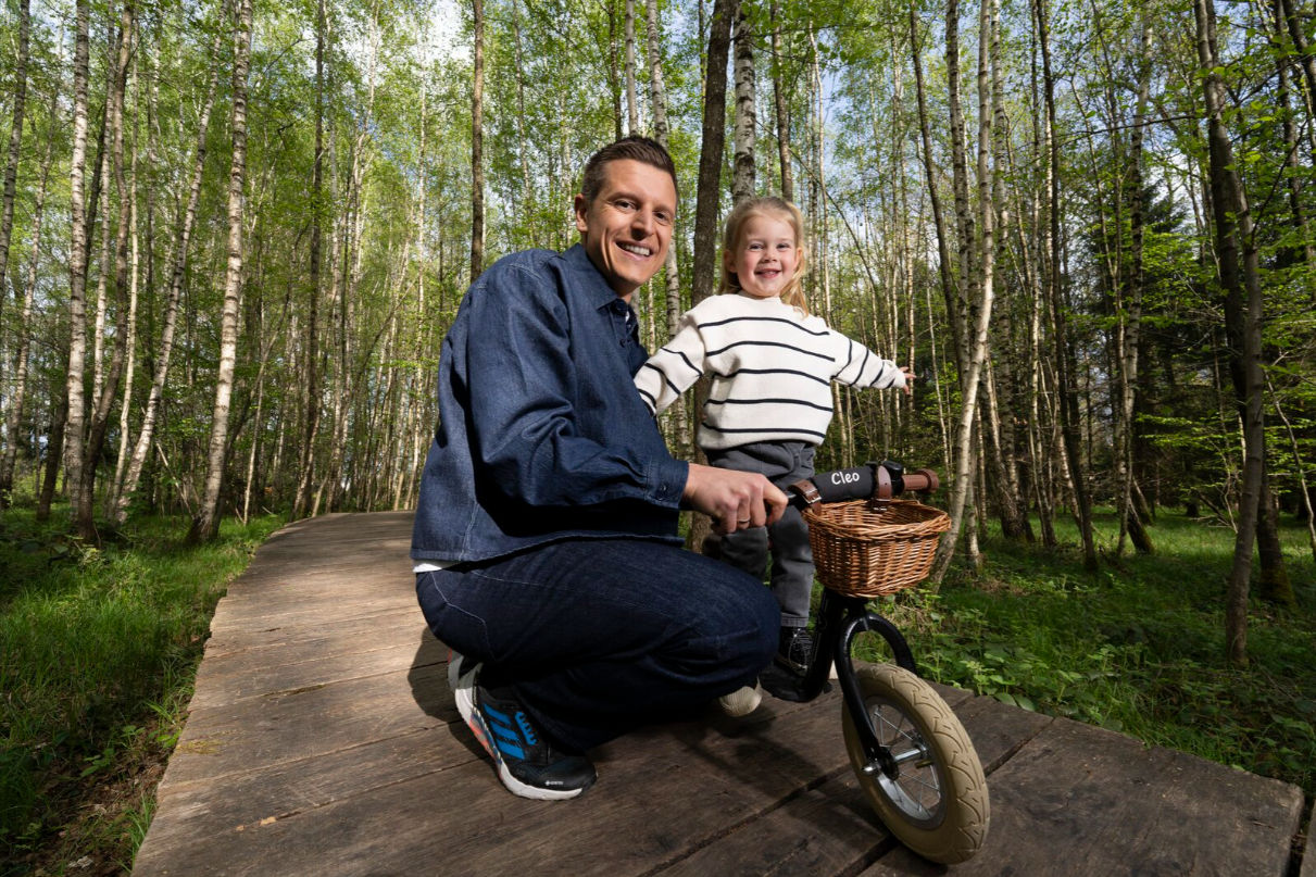 Vater mit seinem Kind