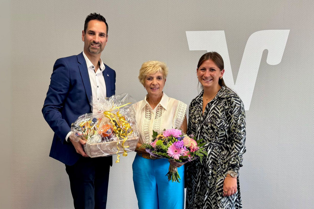 v.l.n.r Peter Schau, Marita Husemann-Nielbock und Jelena Sarcevic
