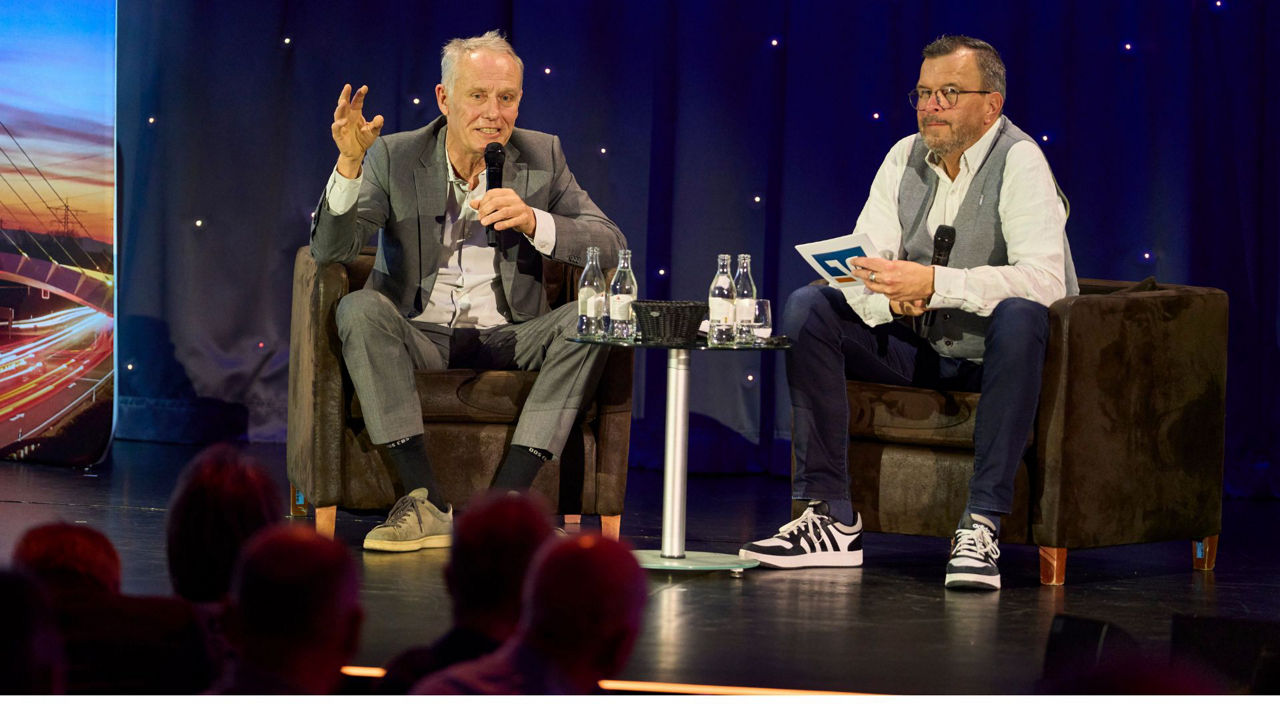 Auf dem Bild Christian Streich und Markus Knoll