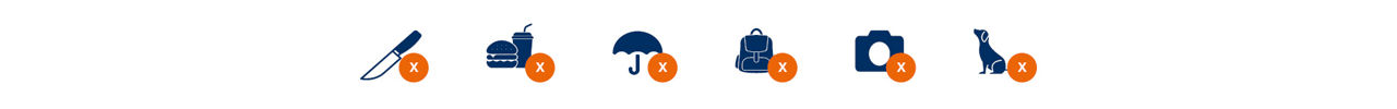 Grafik Icons Verbote