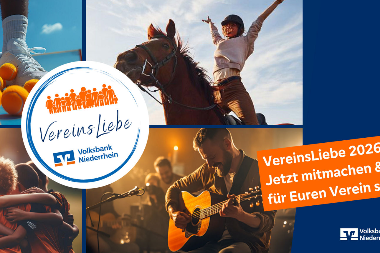 Flyer zur Ankündigung von VereinsLiebe 2026