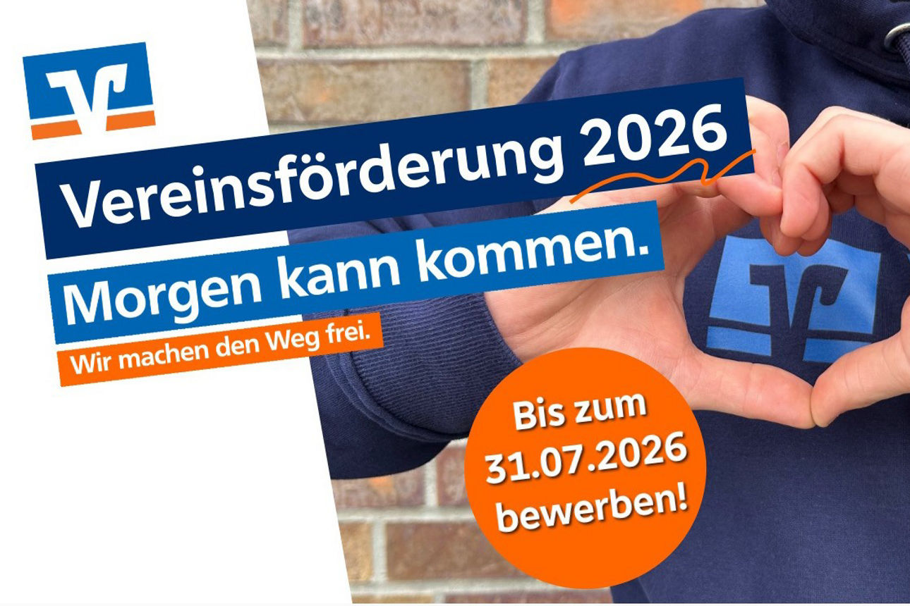 Vereinsförderung 2026 - Bis zum 31.07.2026 bewerben