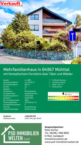 Bild von der Immobilie aus Mühltal die bereits vermittlet wurde