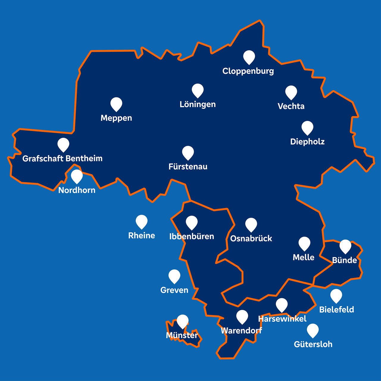 Übersichtskarte Vermittlergebiet