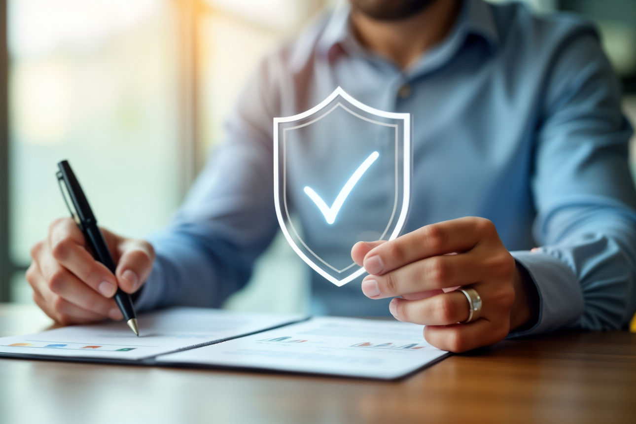 Schutzschild als Hologramm.