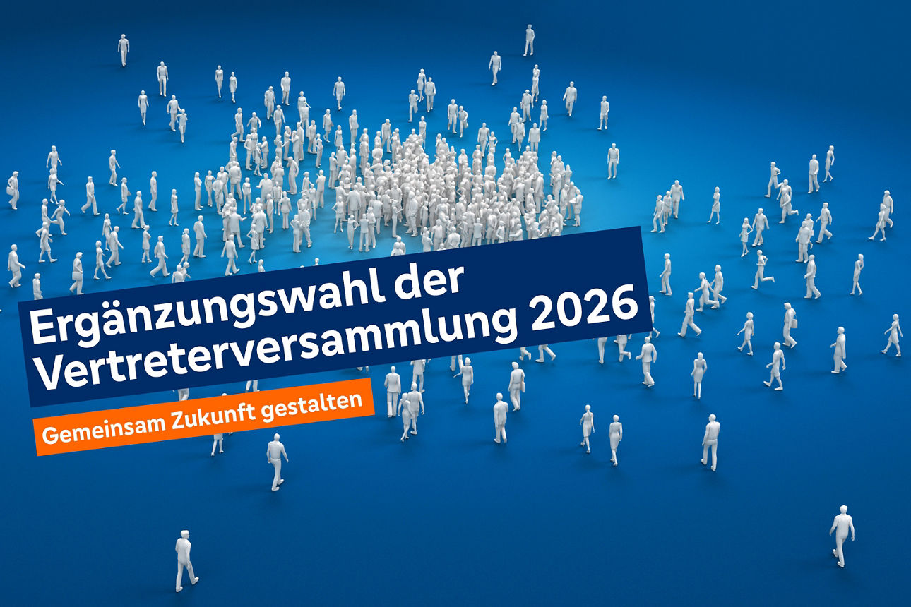 Motiv Vertreterergänzungswahl Menschenmenge