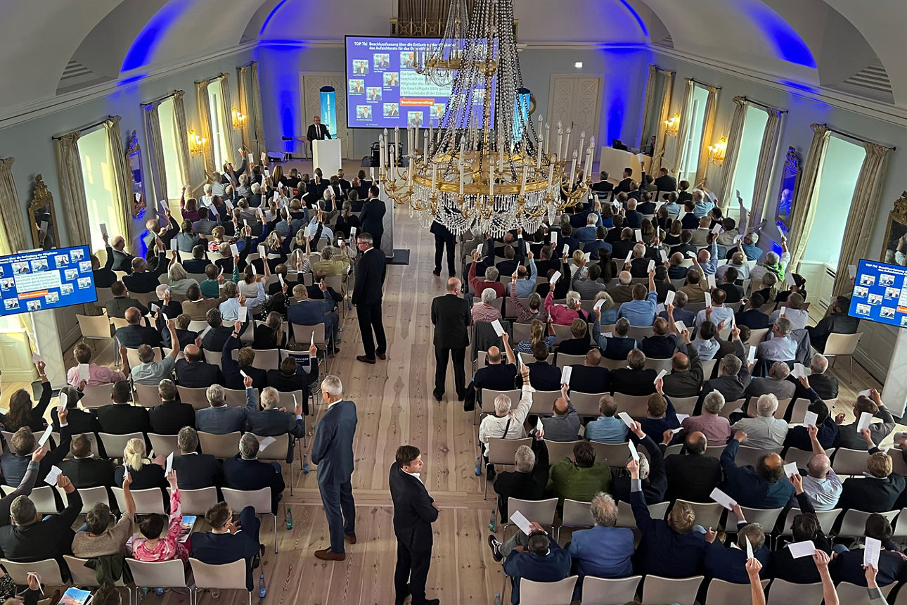 Vertreterdialog im Schloss Plön