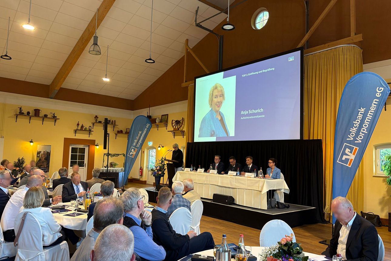 Vertreterversammlung der Volksbank Vorpommern eG