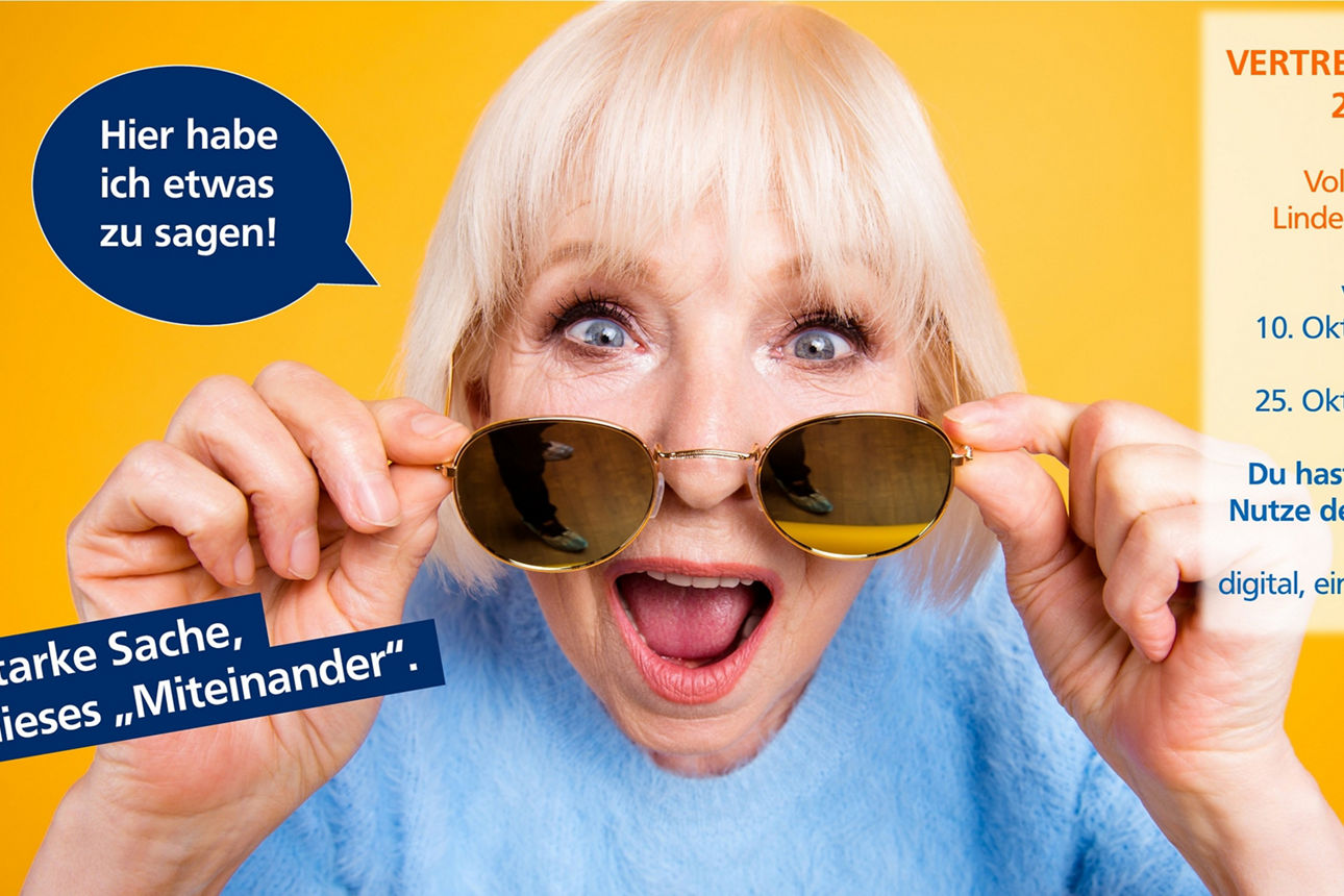 Frau mit Brille