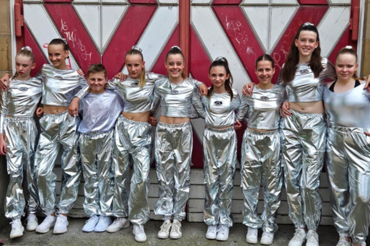 Cooles Outfit für die HipHop Dancer des VFL Ostdorf