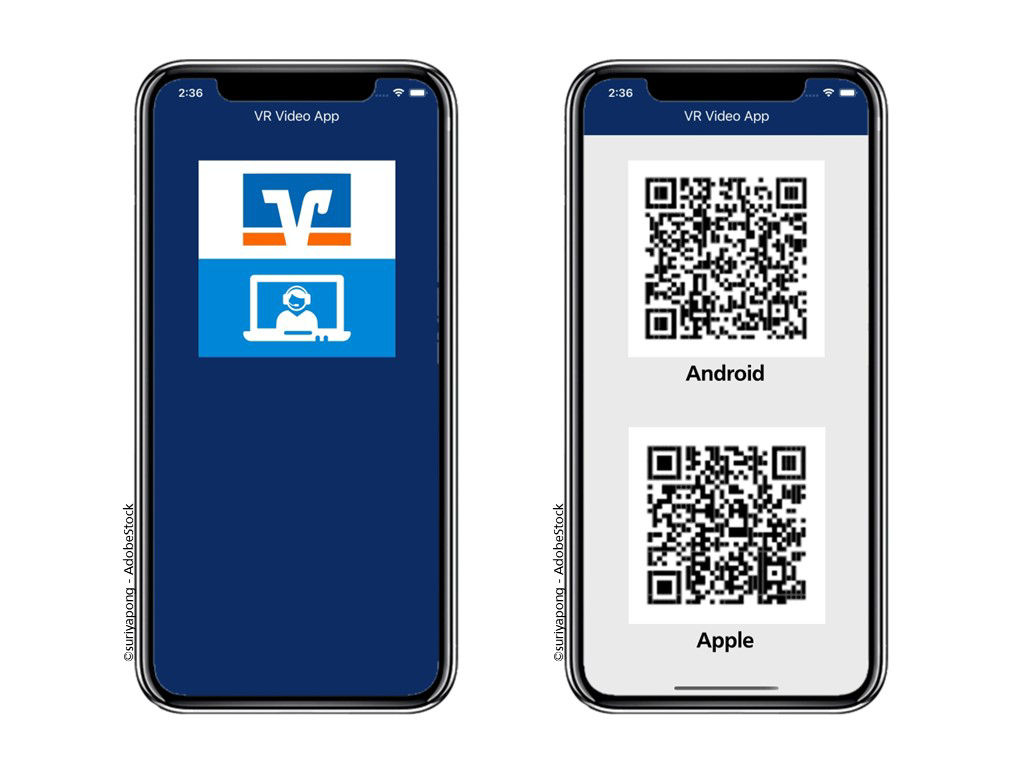 VideoApp-Service der Volksbank pur eG