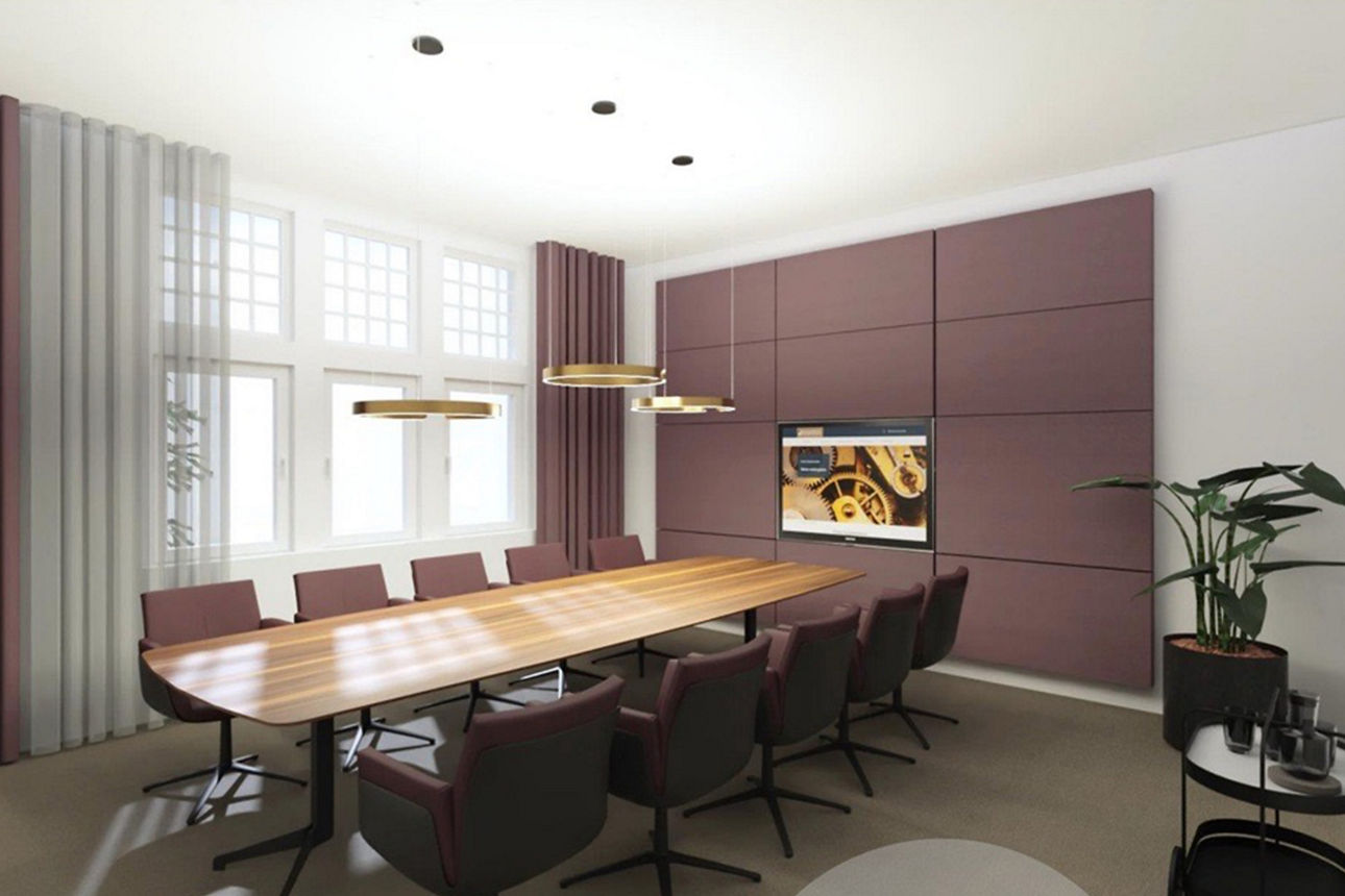 Ein Vorschaubild, wie die Konferenzräume in der neuen Werte-Bank-Münsterland aussehen könnte