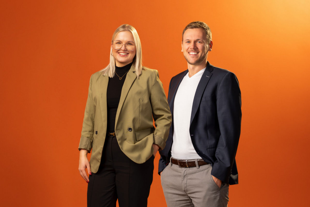 Bild Mitarbeiter Melissa Musial und Michael Keller