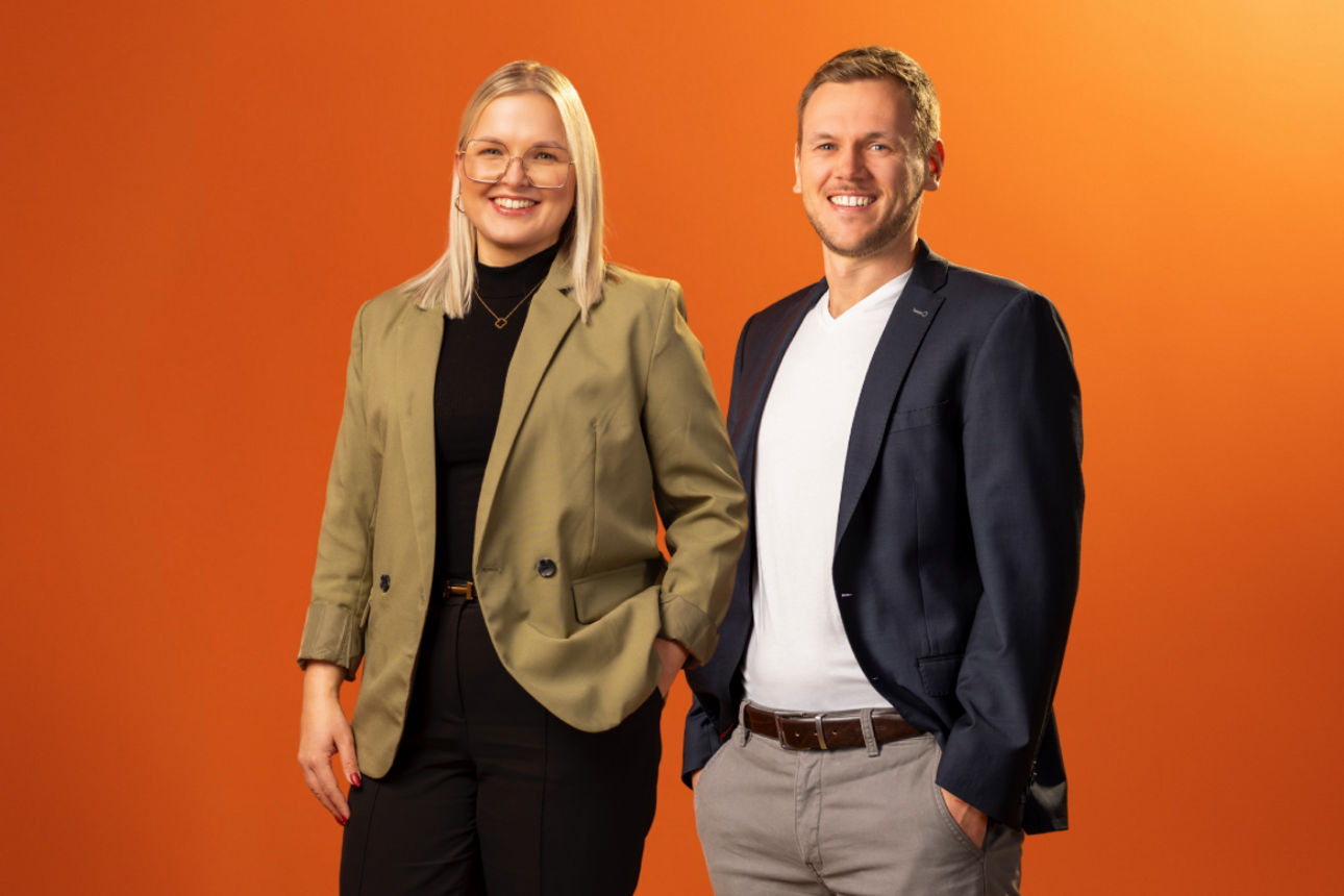 Bild Mitarbeiter Melissa Musial und Michael Keller