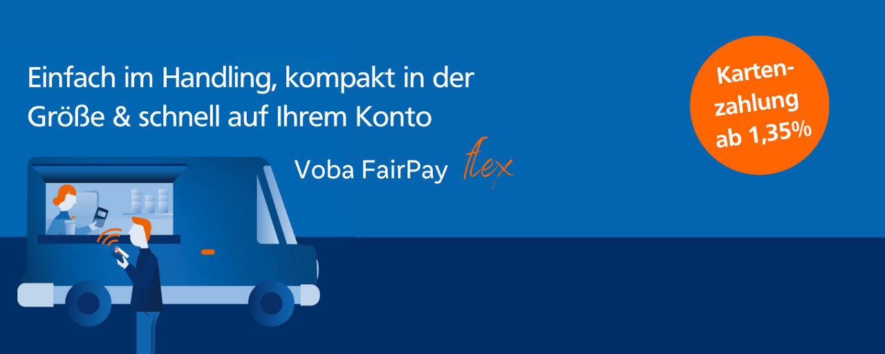 Illustration wo ein Mann mit seiner girocard an einem Autobezahlt