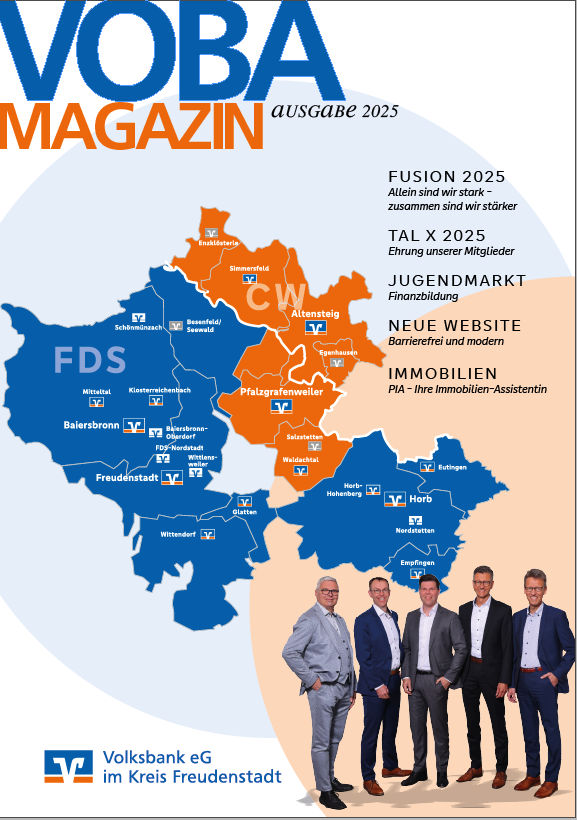 Titelbild der aktuellen Ausgabe VOBA MAGAZIN