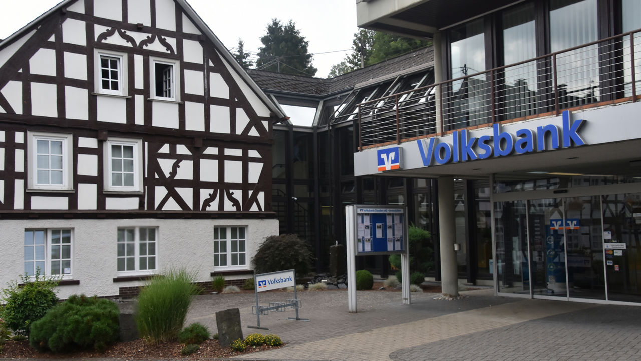 Außenansicht Volksbank Daaden eG