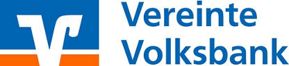 Logo Vereinte Volksbank zweizeilig linksbündig