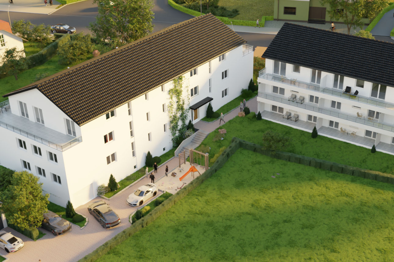 Modernes Mehrfamilienhaus 