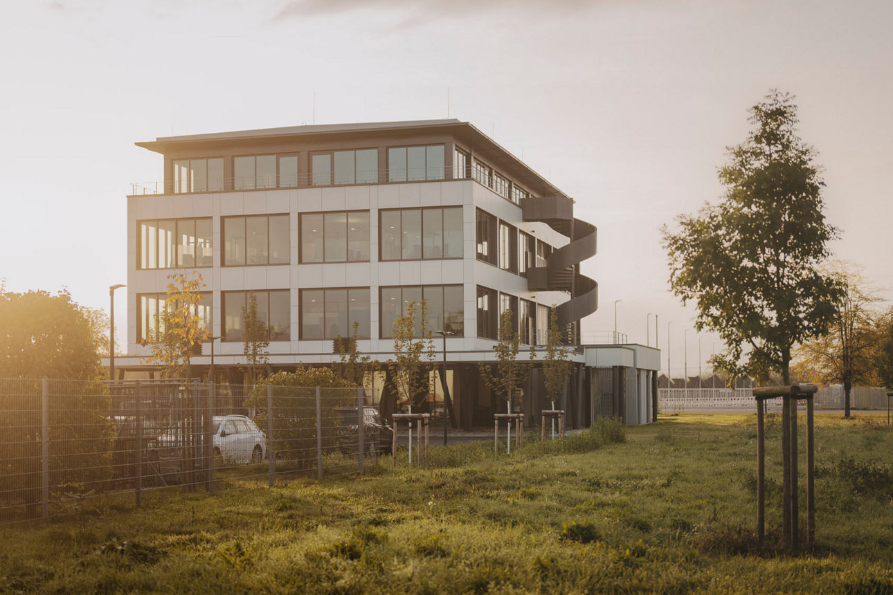 Das WerteHaus der Volksbank Breisgau-Markgräflerland eG im Gewerbepark Breisgau in Eschbach