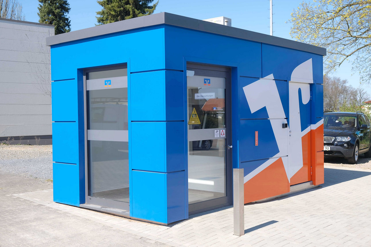 Neuer Volksbank SB-Pavillon in Herford-Elverdissen