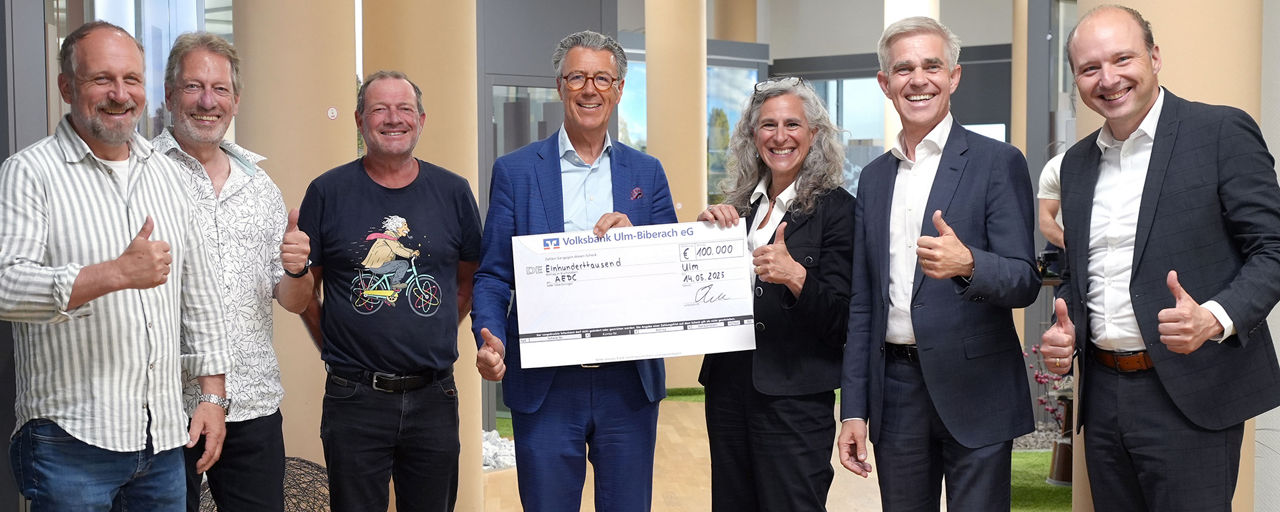 Foto der Spendenübergabe