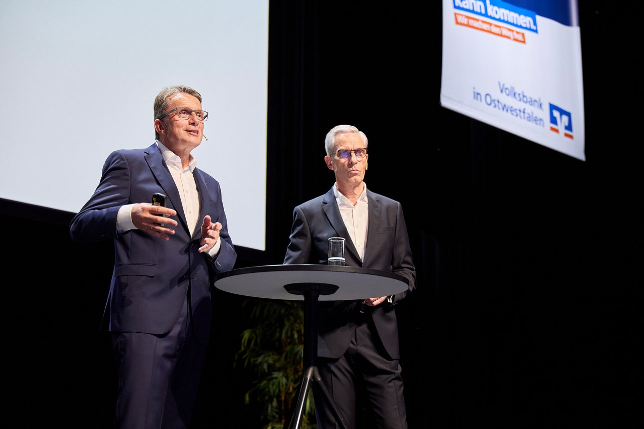 Co-Vorstandsvorsitzende Michael Deitert und Andreas Kämmerling