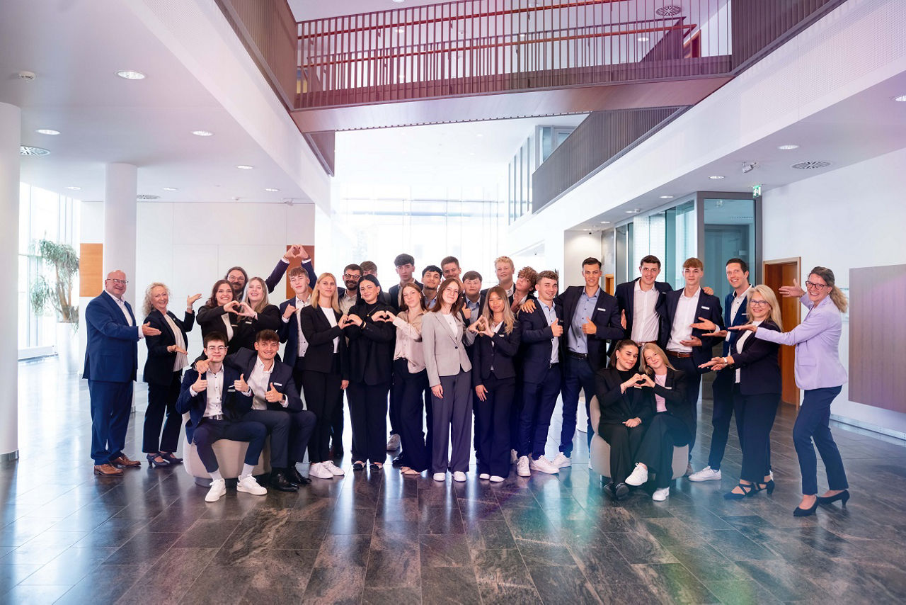 Gruppenfoto Auszubildende 2025