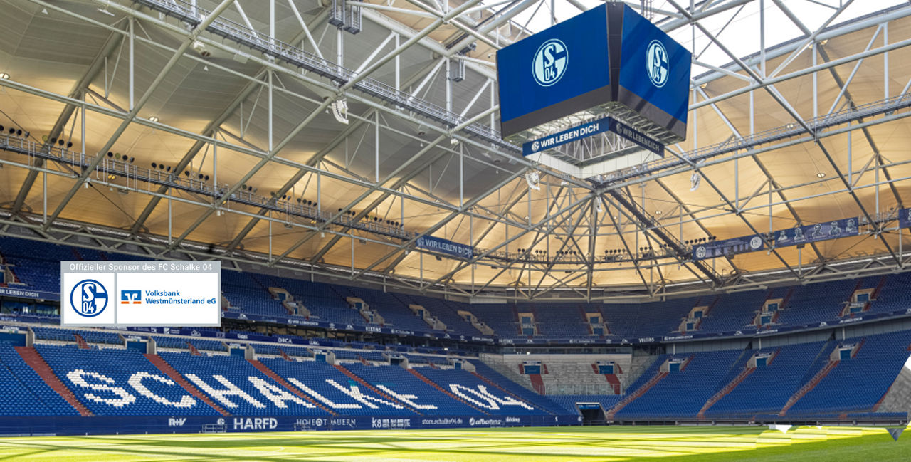 Foto des Stadions des FC Schalke 04