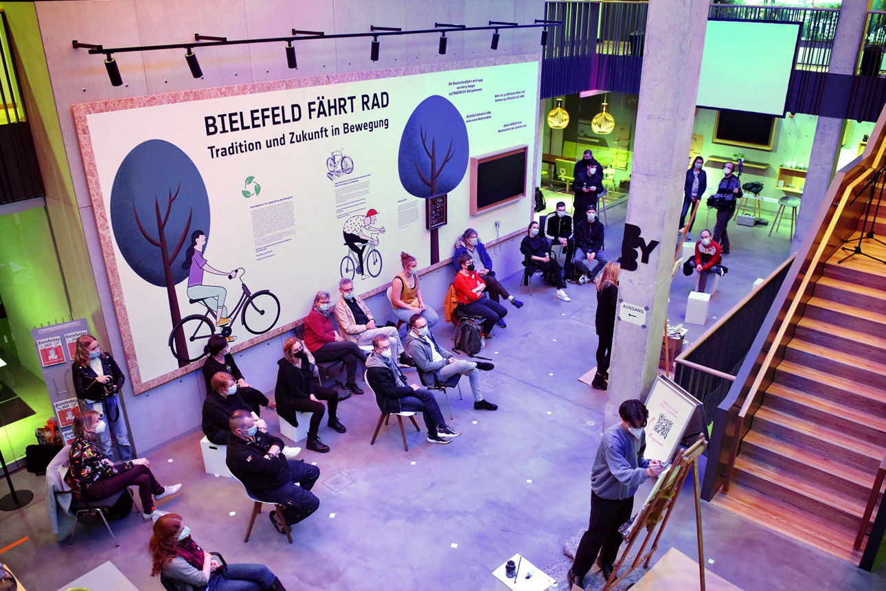 Impressionen von Events in der Volksbank-Lobby