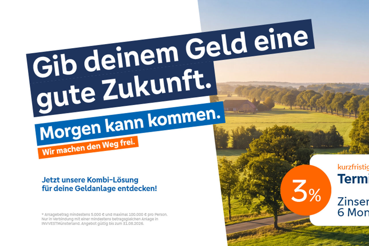 Kombiprodukt TerminGeld und Invvestmuensterland