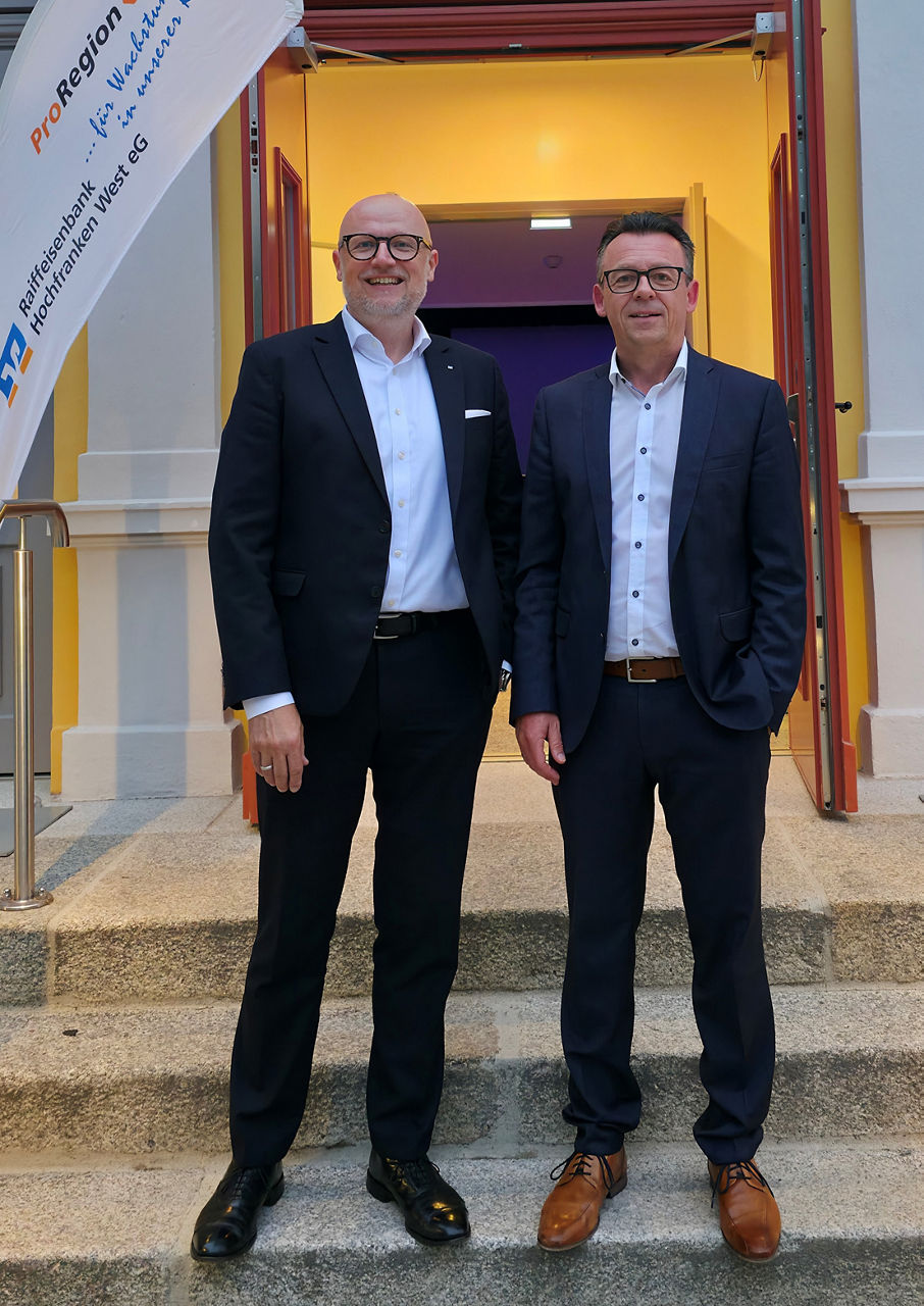 Vorstand Andreas Held (links) und Vorstand Andreas Schlick (rechts)