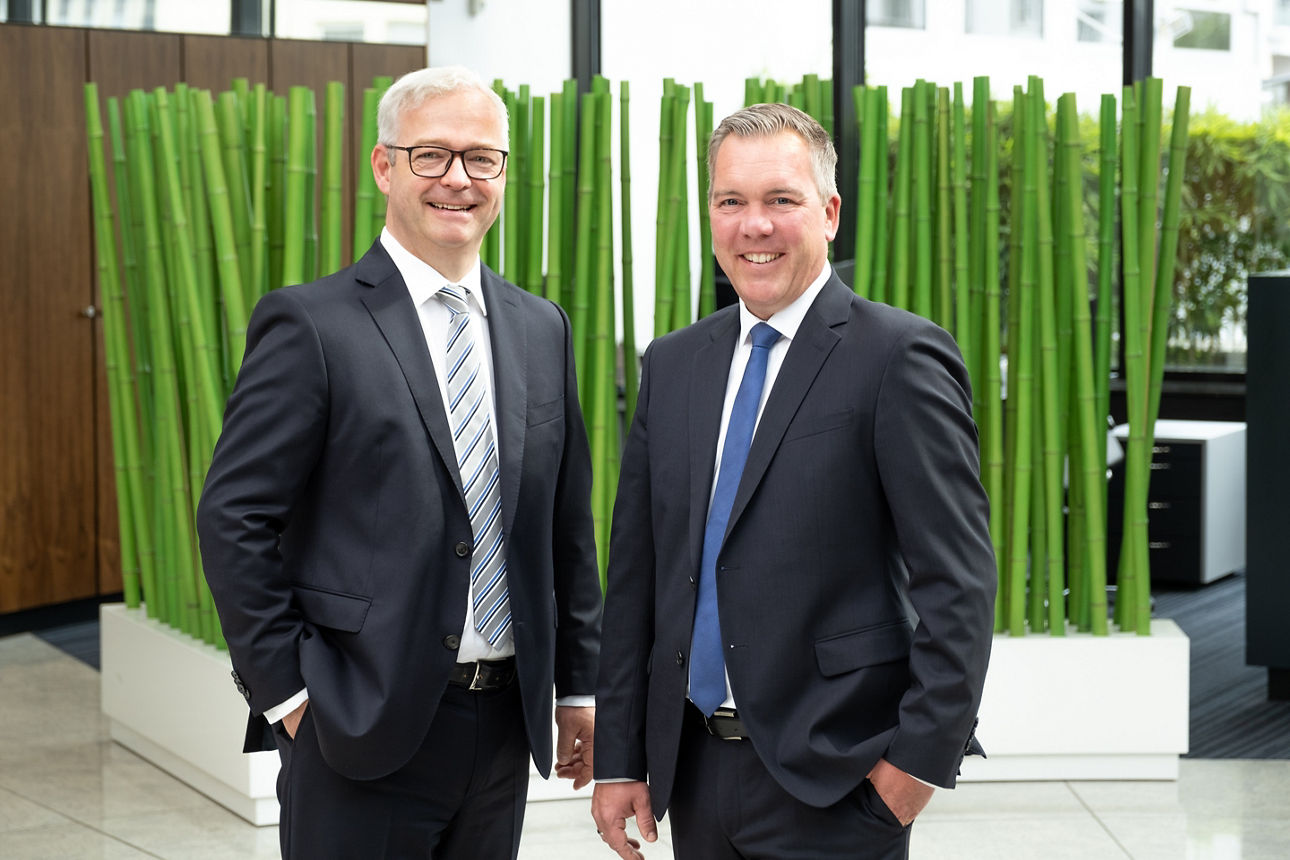 Vorstand der Gladbacher Bank AG: Sven Witteck und Andreas Jung